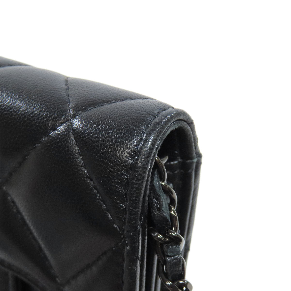 CHANEL – Bifold Wallet – Chain Wallet Matelassée– Karl Lagerfeld – 2017 – 100% Authentic Pre-Owned ✨Priced Right