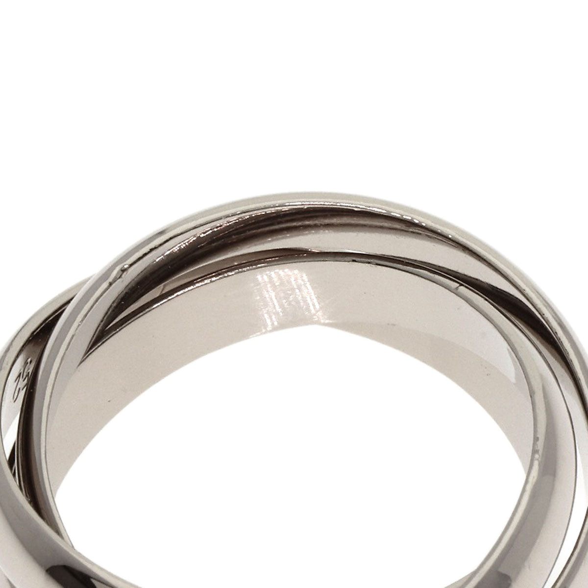 CARTIER – Trinity Ring #52 – 18K White Gold – Women – 100% Authentic ✨Excellent Pre-Owned Condition