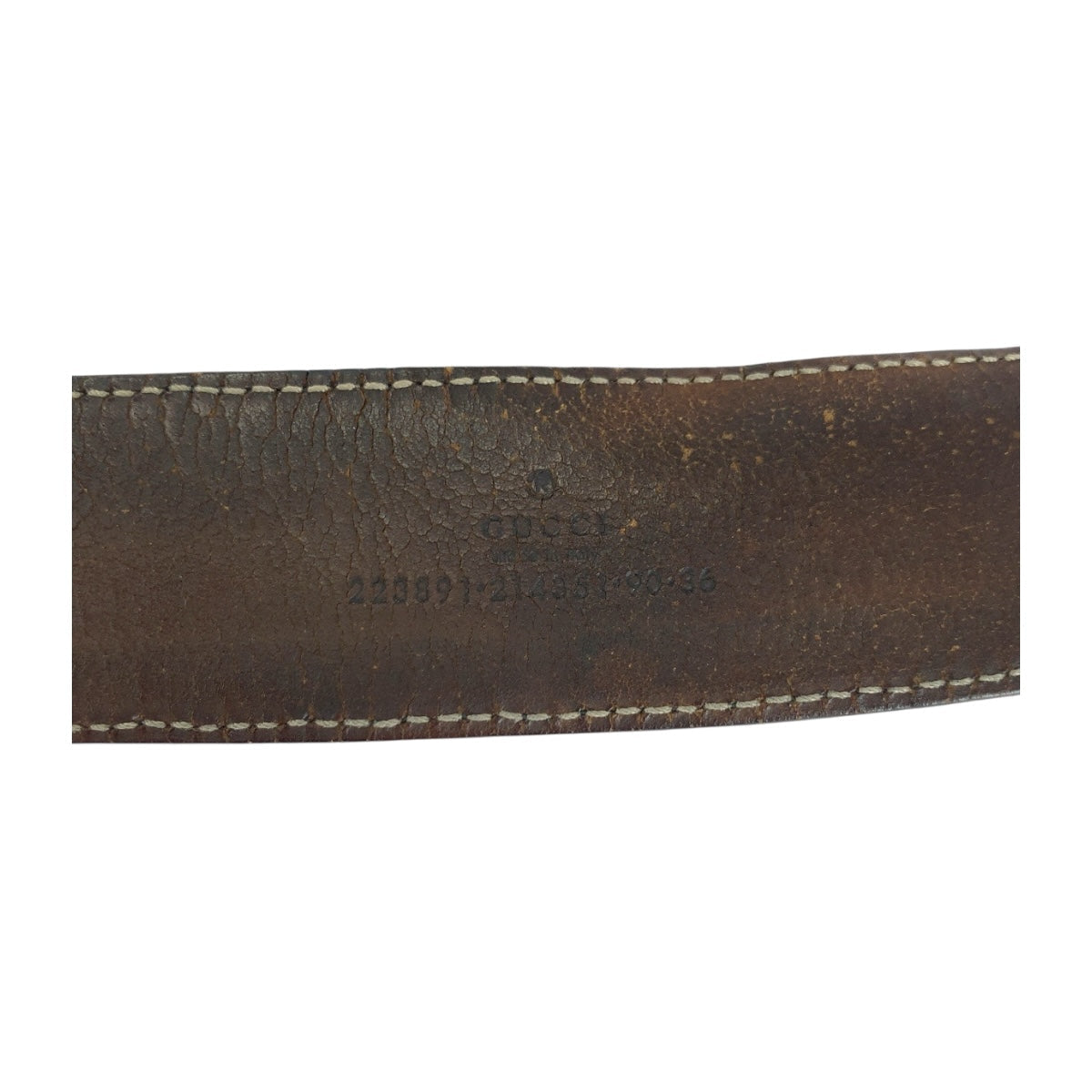 GUCCI – Interlocking Belt – Black Leather – 100% Authentic Pre-Owned ✨Very Good Pre-Owned Condition