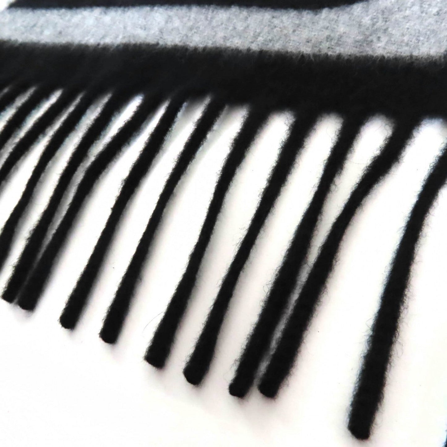 LOUIS VUITTON – Echarpe “The Ultimate Muffler” Scarf – Noir Cashmere/Wool