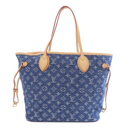 LOUIS VUITTON – Monogram Denim Blue Neverfull MM Nicolas Ghesquière SS25 / Resort 2025 100% Authentic Pre Owned ✨