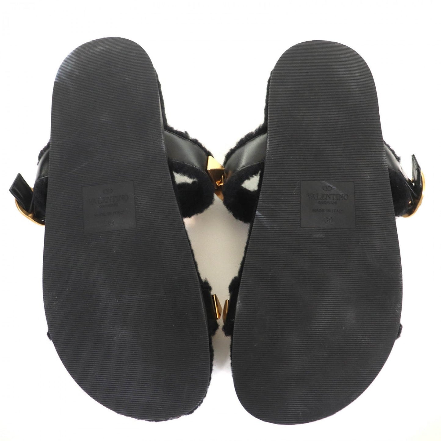 VALENTINO GARAVANI – Sandals – Leather Black – Pierpaolo Piccioli – 2021 – Size 39 – 100% Authentic SA Rank ✨ Excellent Pre-Owned