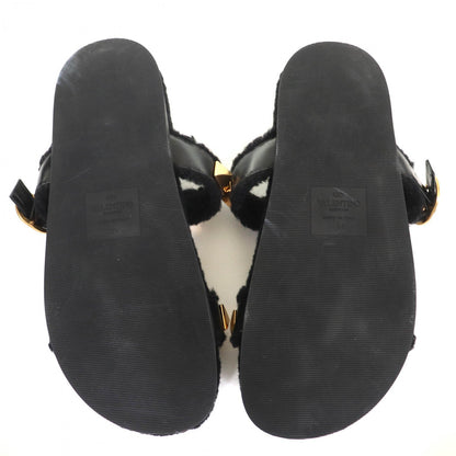 VALENTINO GARAVANI – Sandals – Leather Black – Pierpaolo Piccioli – 2021 – Size 39 – 100% Authentic SA Rank ✨ Excellent Pre-Owned