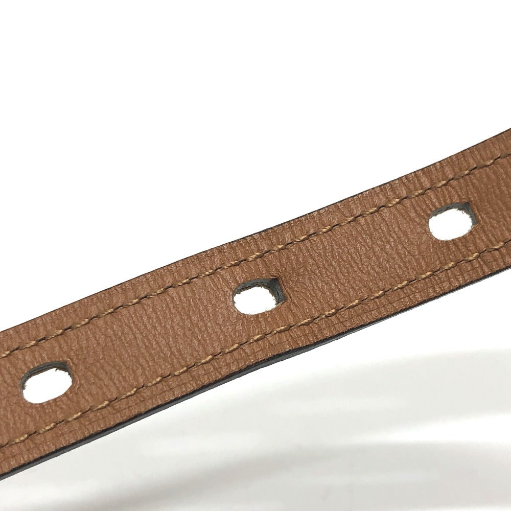 HERMÈS – “Pop H” Belt 15 Epsom Leather Brown Size 80 Introduced 2010 Inspired by Philippe Mouquet – 100% Authentic Pre-Owned Near Mint✨