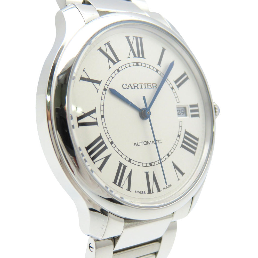 Cartier Ronde Must  Silver Dial Mechanical Automatic Switzerland 100% Authentic Pre-Owned ✨