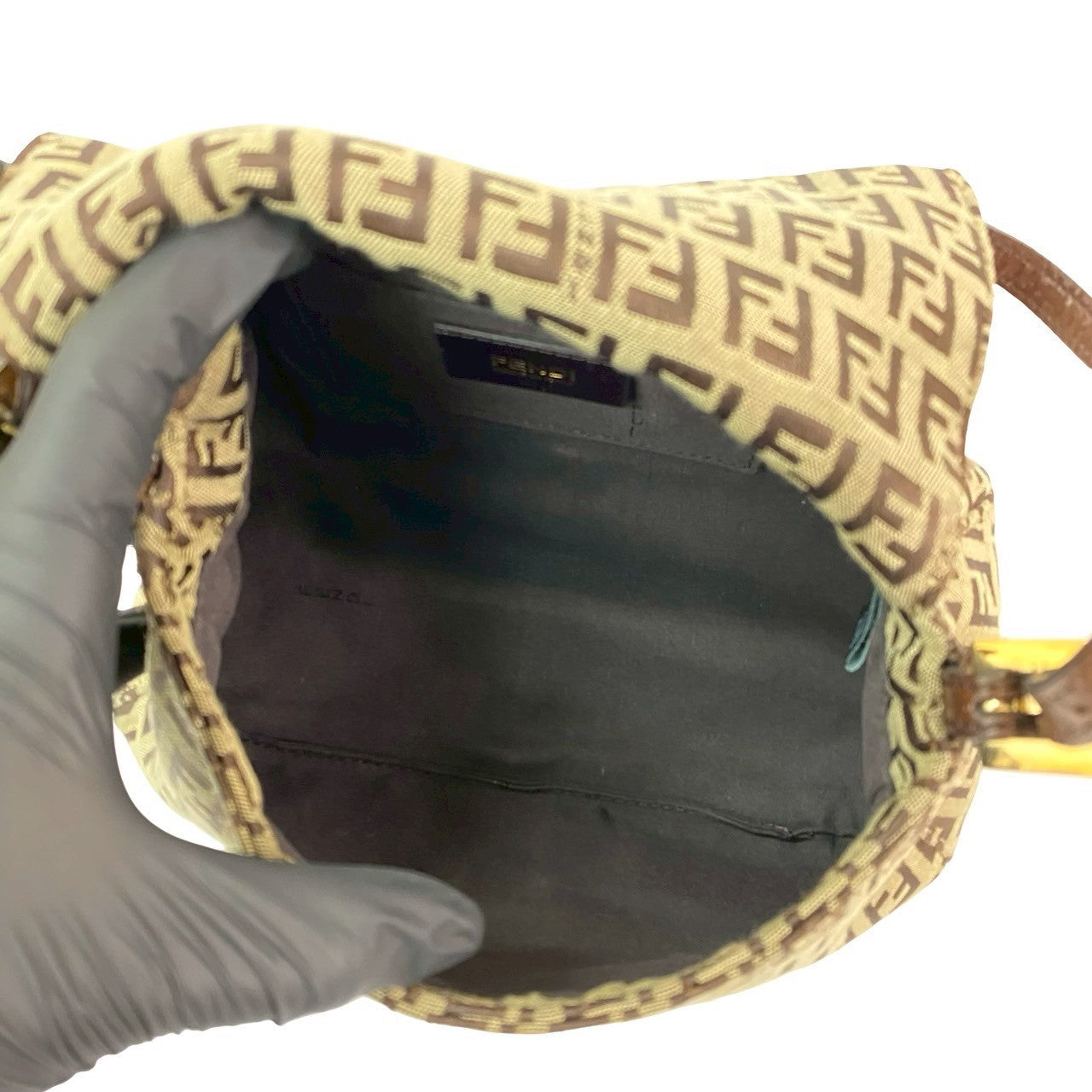FENDI Mamma Bucket Zucchino FF Pattern by Silvia Venturini Fendi Early 2000s 100% Authentic      Pre-Owned ✨