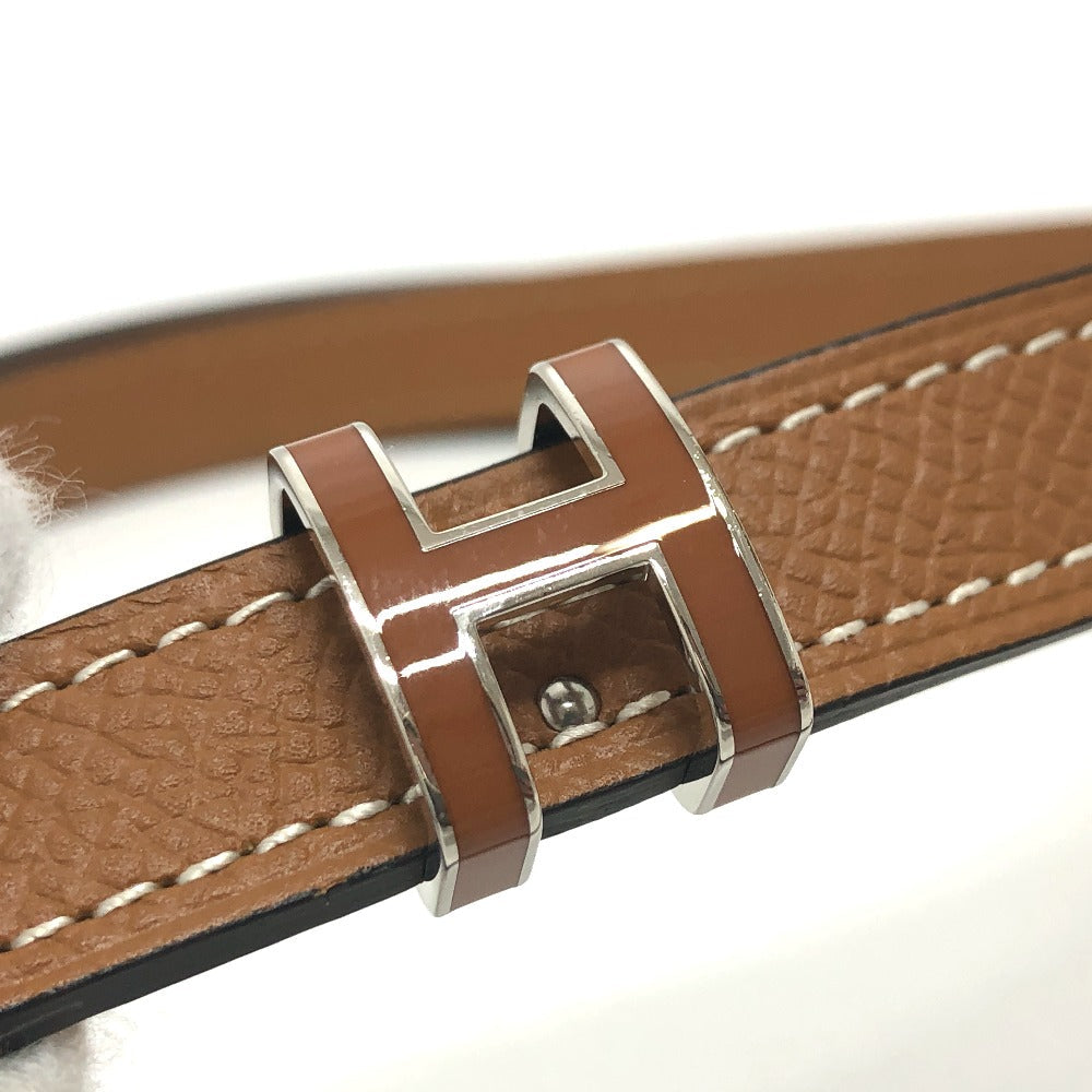 HERMÈS – “Pop H” Belt 15 Epsom Leather Brown Size 80 Introduced 2010 Inspired by Philippe Mouquet – 100% Authentic Pre-Owned Near Mint✨