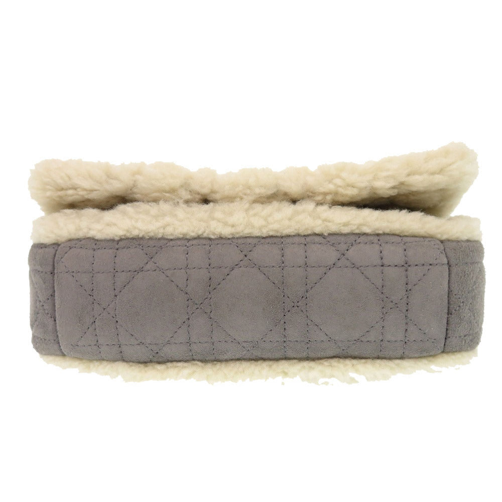 Christian Dior  – Caro Chain Gray Mouton & Suede –