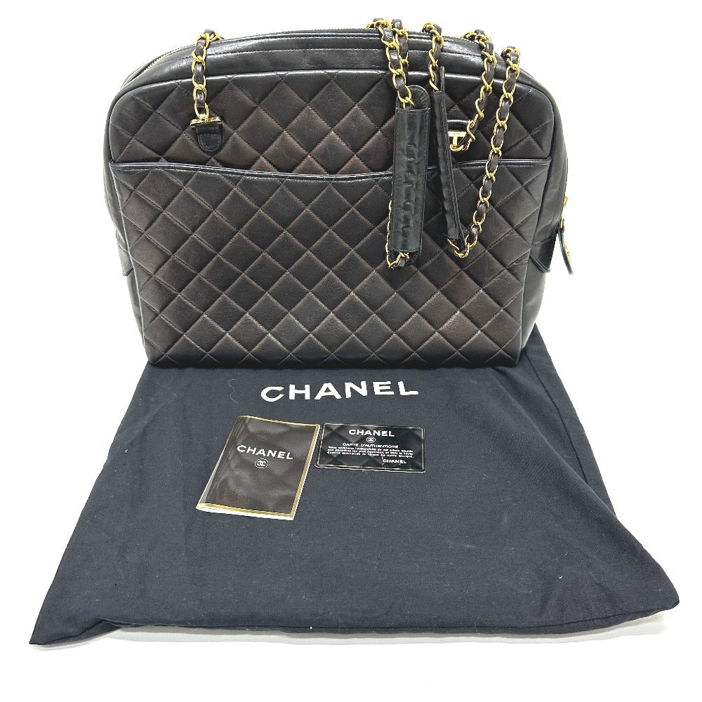 CHANEL – Shoulder Bag – Matelasse Quilting CC COCO Mark – Vintage Lambskin