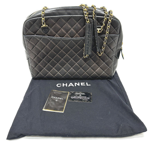 CHANEL – Shoulder Bag – Matelasse Quilting CC COCO Mark – Vintage Lambskin