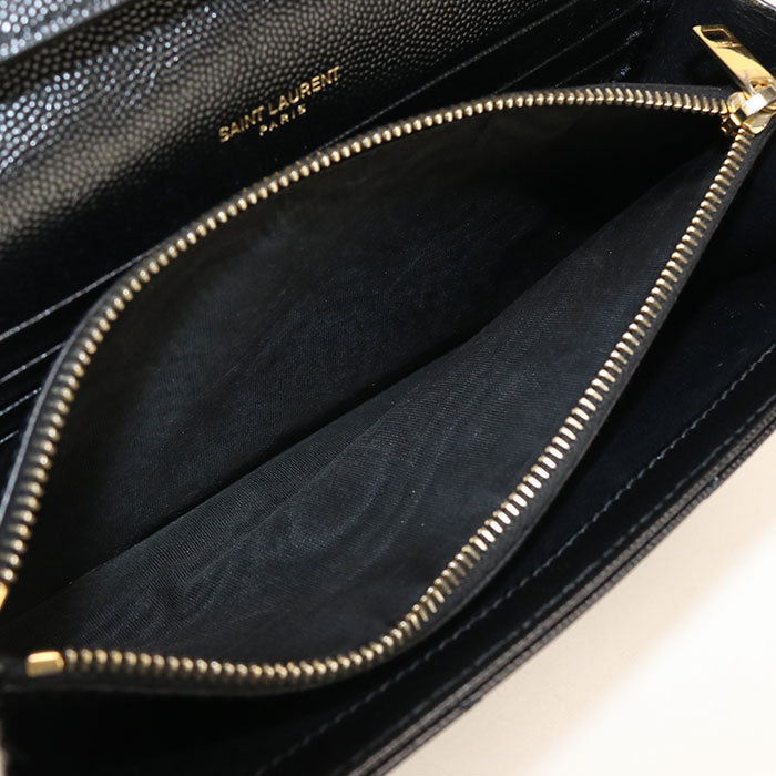SAINT LAURENT – Cassandra Chain Wallet by Anthony Vaccarello 2018–2019 100% Authentic A Rank ✨ Excellent Pre-Owned