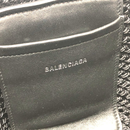 Balenciaga Ibiza Small Basket in Black Nylon & Lambskin – Designed by Demna, 2020s, 100% Authentic Pre-Owned ✨Near-New Condition