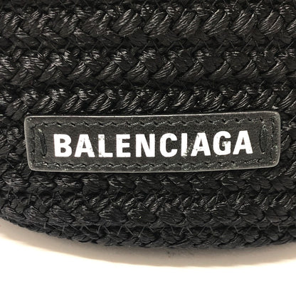 Balenciaga Ibiza Small Basket in Black Nylon & Lambskin – Designed by Demna, 2020s, 100% Authentic Pre-Owned ✨Near-New Condition