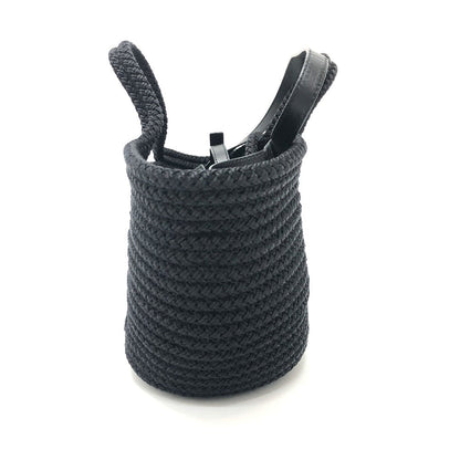 Balenciaga Ibiza Small Basket in Black Nylon & Lambskin – Designed by Demna, 2020s, 100% Authentic Pre-Owned ✨Near-New Condition