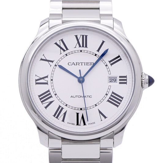 Cartier Ronde Must  Silver Dial Mechanical Automatic Switzerland 100% Authentic Pre-Owned ✨