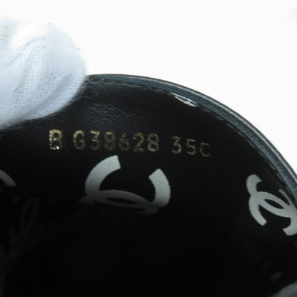 CHANEL Leather Shoes – Black & White Size 35 Collection 22S – 100% Authentic ✨Excellent Pre-Owned Condition, Almost New