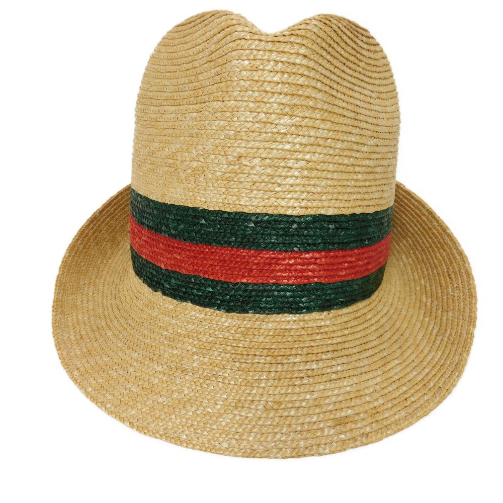 Gucci Woven Straw Hat (Shelley Green-Red) – Size M (22.4”)
Designer: Alessandro Michele
Year: 2018 100% authentic Pre owned/Unused✨