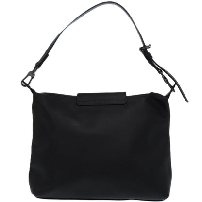 Longchamp – Le Pliage Extra Shoulder Bag – Black Leather – 100% Authentic ✨Pristine Pre-Owned Condition