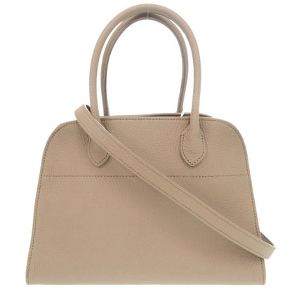 THE ROW – Handbag – Soft Margaux 10 – Dark Taupe – 2-Way – Mary-Kate & Ashley Olsen – Current Collection (2024–2025) – 100% Authentic Pre-Owned ✨