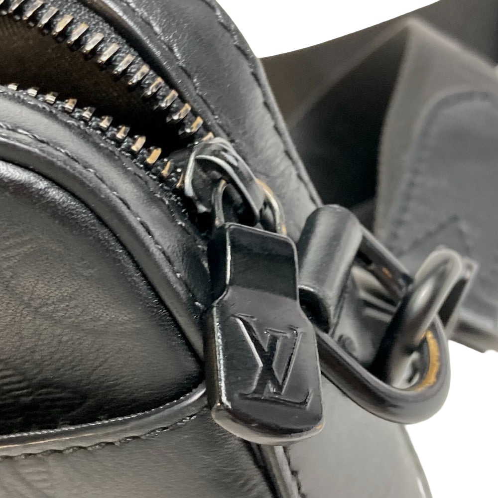 Louis Vuitton Duo Messenger Sling Bag Black Monogram Shadow Leather 100% Authentic ✨Excellent Pre-Owned Condition