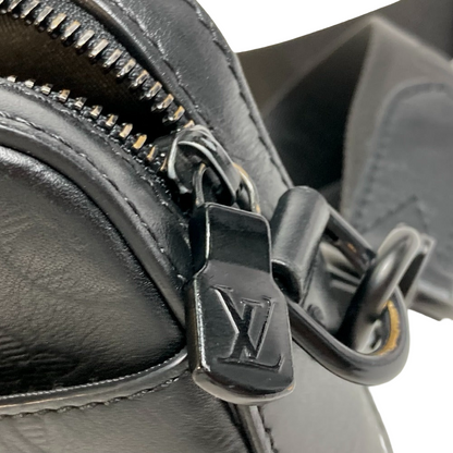 Louis Vuitton Duo Messenger Sling Bag Black Monogram Shadow Leather 100% Authentic ✨Excellent Pre-Owned Condition