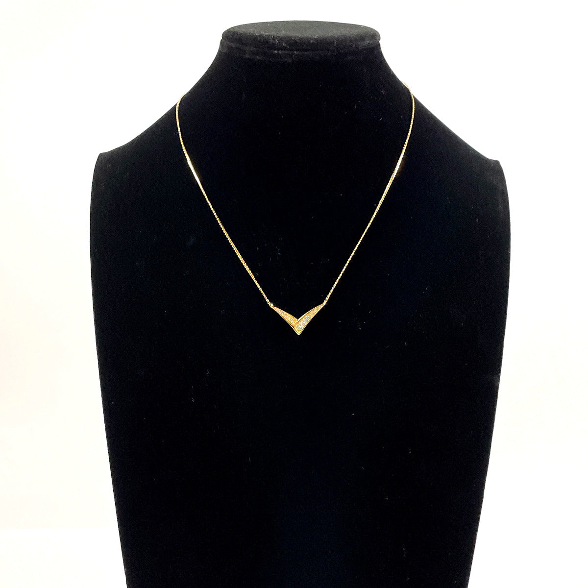 Christian Dior            Vintage V-Shaped Pendant Necklace John Galliano Era  100% Authentic     Pre-Owned ✨ Beautiful Vintage Condition