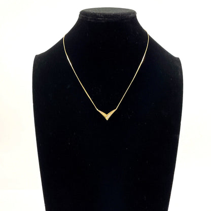 Christian Dior            Vintage V-Shaped Pendant Necklace John Galliano Era  100% Authentic     Pre-Owned ✨ Beautiful Vintage Condition