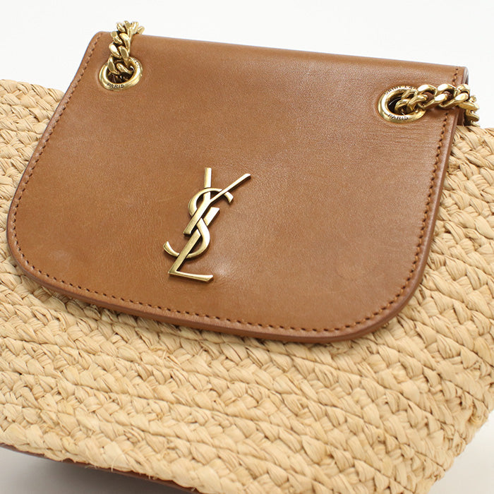 SAINT LAURENT Manon Mini Basket by Anthony Vaccarello – 100% Authentic Pre-Owned ✨