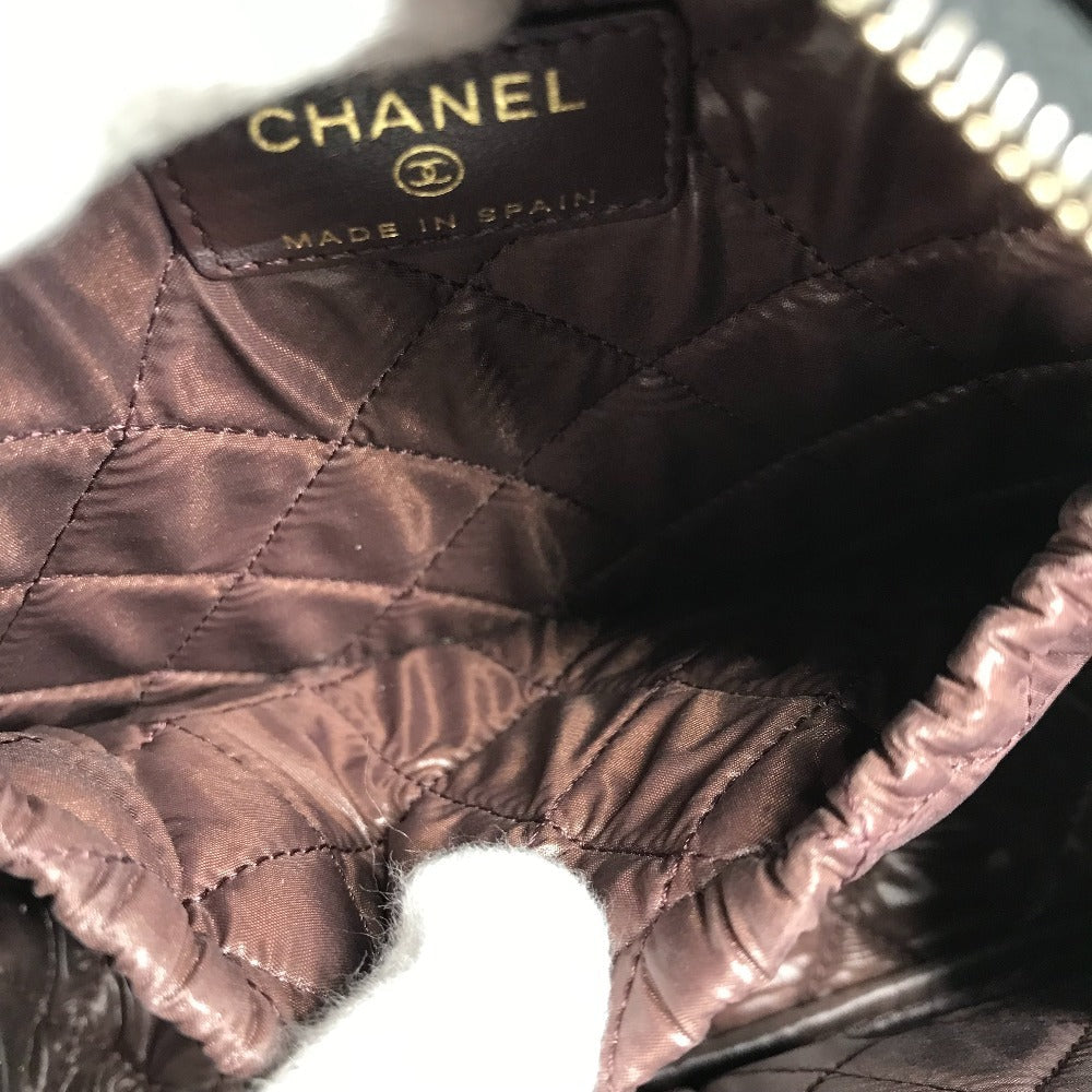 CHANEL – Pouch – CC COCO Mark Logo Matelassée– Karl Lagerfeld Era – Approx. 2018–2019 – 100% Authentic Pre-Owned                      SA Rank ✨ Excellent