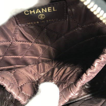 CHANEL – Pouch – CC COCO Mark Logo Matelassée– Karl Lagerfeld Era – Approx. 2018–2019 – 100% Authentic Pre-Owned                      SA Rank ✨ Excellent