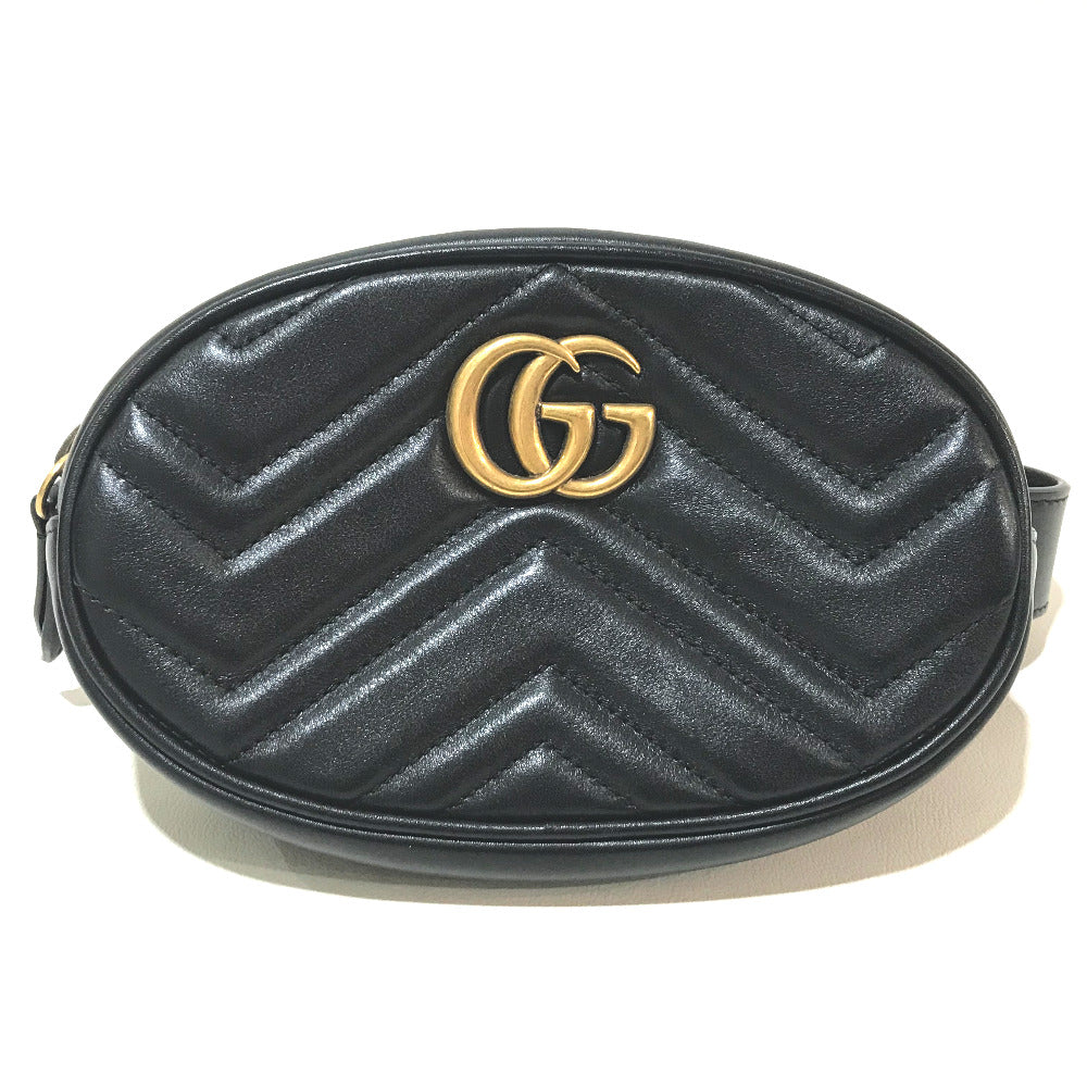 GUCCI – GG Marmont Quilted Waist Sling Bag – by Alessandro Michele – 2018 – 100% Authentic Pre-Owned✨ Excellent, like new