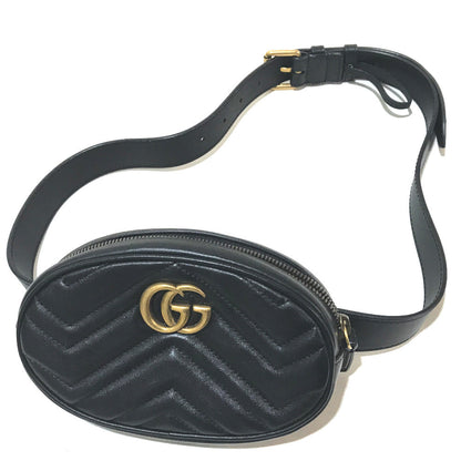 GUCCI – GG Marmont Quilted Waist Sling Bag – by Alessandro Michele – 2018 – 100% Authentic Pre-Owned✨ Excellent, like new
