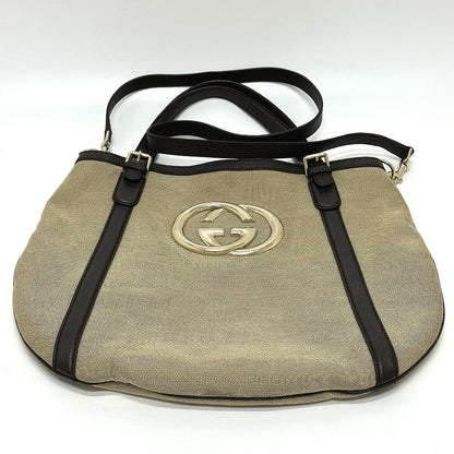 GUCCI  GG Logo tote by Frida Giannini – 2000’s – 100% Authentic Pre-Owned ✨Excellent condition with light wear