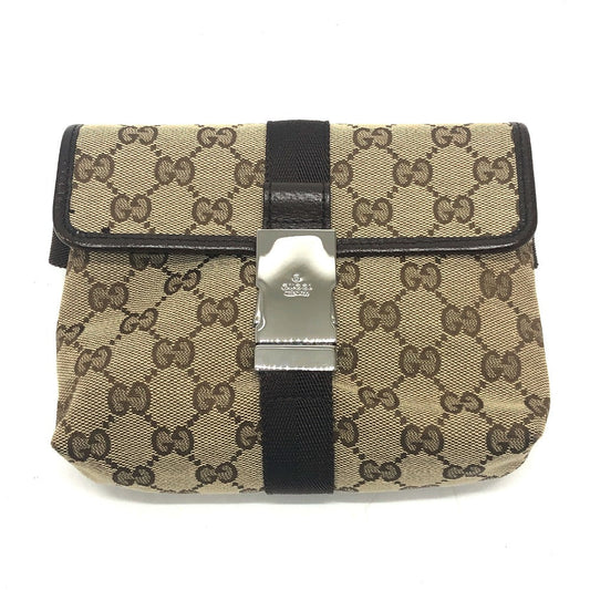 GUCCI GG Canvas Waist Sling by Tom Ford Late 1990’s / Early 2000’s – 100% Authentic Pre-Owned ✨Excellent condition with light signs of use