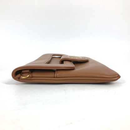 Dior Brown Clutch Dior double Médium 100% authentic       Pre owned ✨Near New✨ Condition