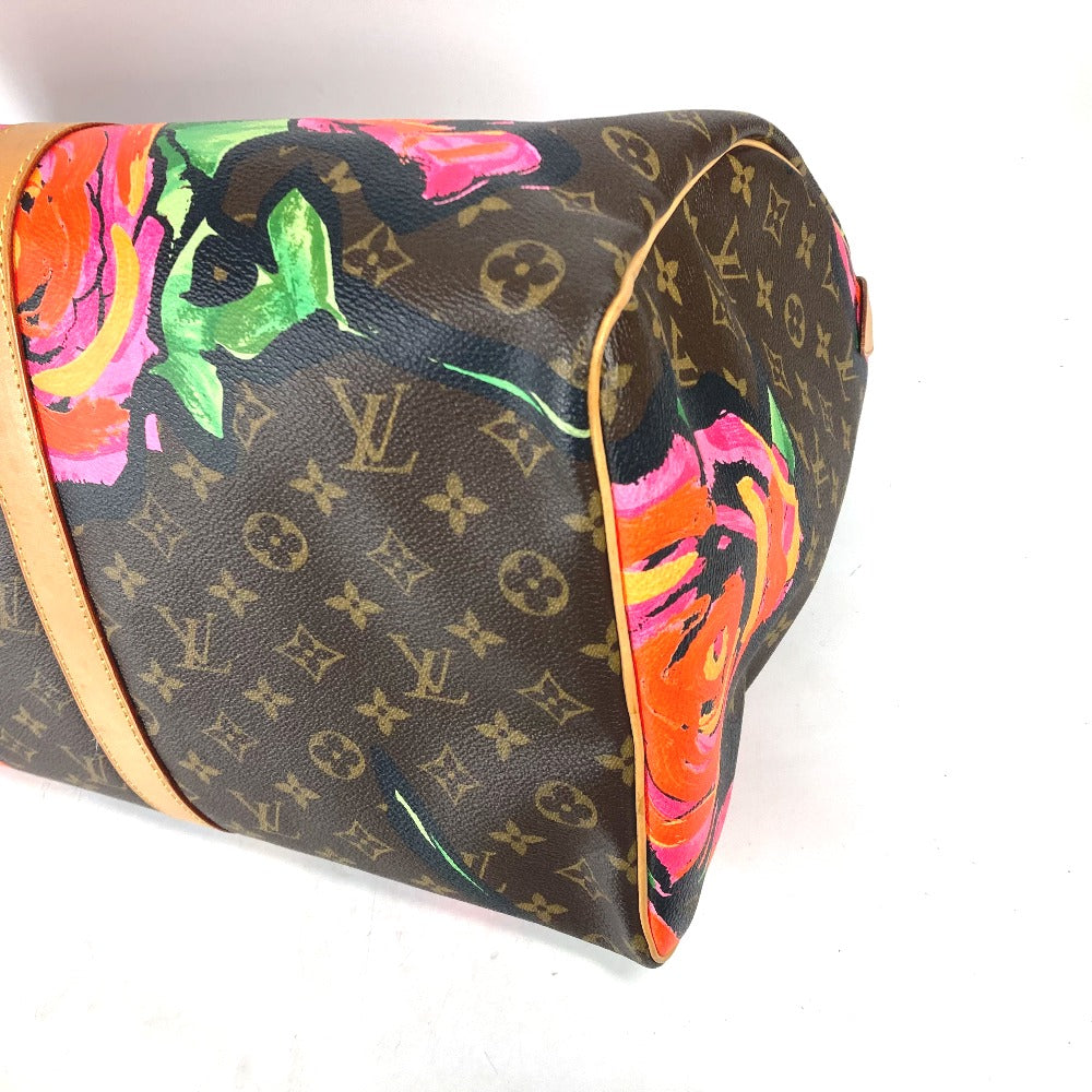 LOUIS VUITTON Keepall 50 Boston Duffel Bag – Limited Edition Monogram Rose by Stephen Sprouse – Pre-Owned, 100% authentic AB Rank ✨Excellent Pre-Owned
