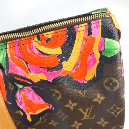 LOUIS VUITTON Keepall 50 Boston Duffel Bag – Limited Edition Monogram Rose by Stephen Sprouse – Pre-Owned, 100% authentic AB Rank ✨Excellent Pre-Owned