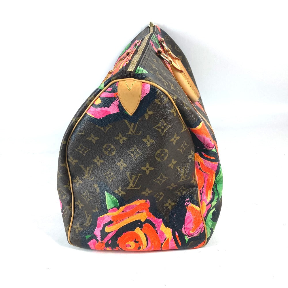 LOUIS VUITTON Keepall 50 Boston Duffel Bag – Limited Edition Monogram Rose by Stephen Sprouse – Pre-Owned, 100% authentic AB Rank ✨Excellent Pre-Owned