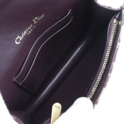 Christian Dior Waist bag canvas Bordeaux 2-way clutch Trotter saddle Used 100% Authentic ✨Excellent Pre Owned