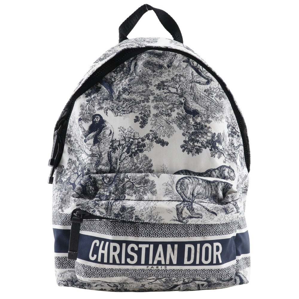 CHRISTIAN DIOR – Toile de Jouy Small Backpack –– 100% Authentic ✨Good Pre-Owned Conditionn