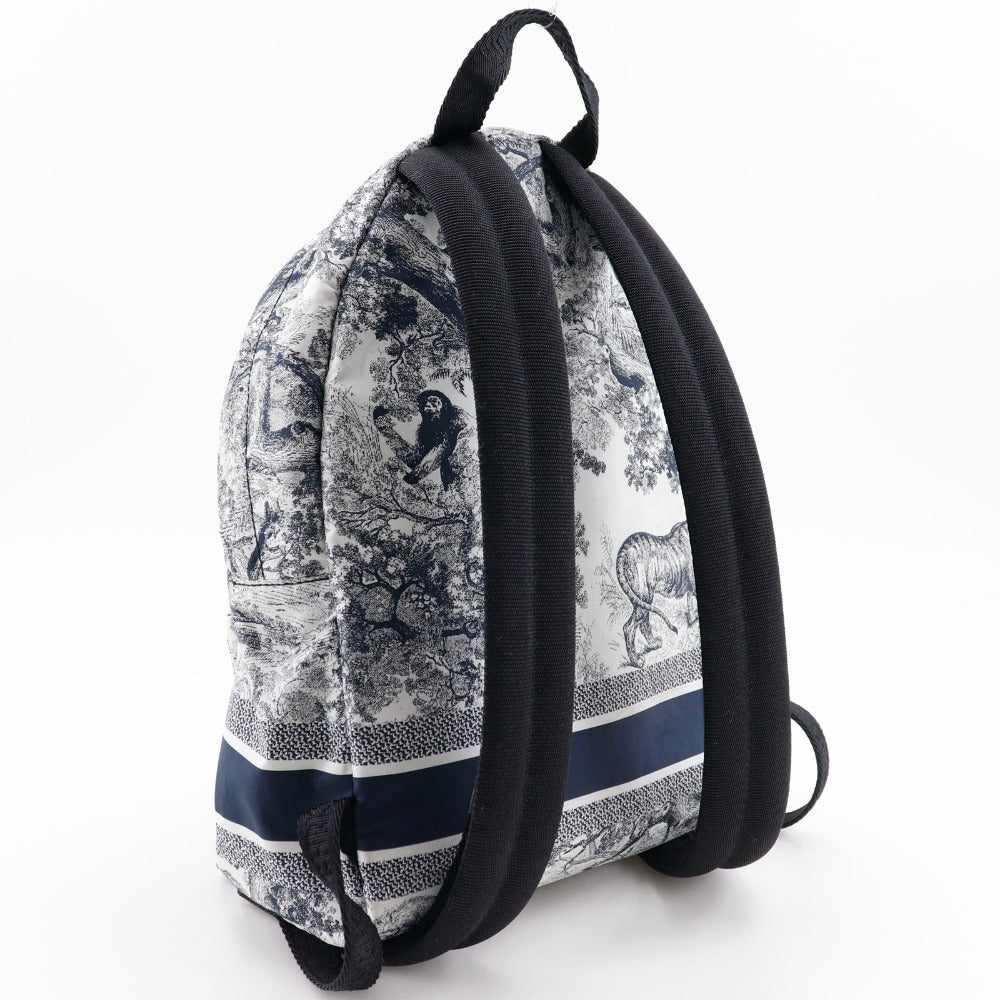 CHRISTIAN DIOR – Toile de Jouy Small Backpack –– 100% Authentic ✨Good Pre-Owned Conditionn