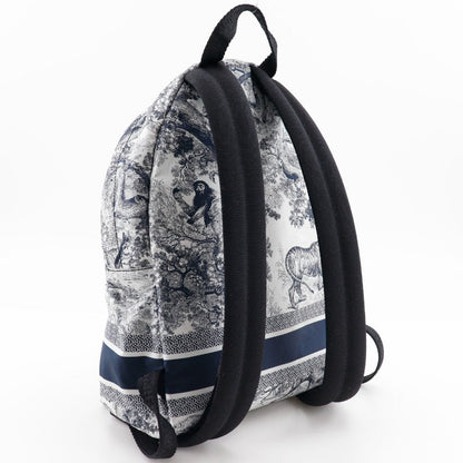 CHRISTIAN DIOR – Toile de Jouy Small Backpack –– 100% Authentic ✨Good Pre-Owned Conditionn