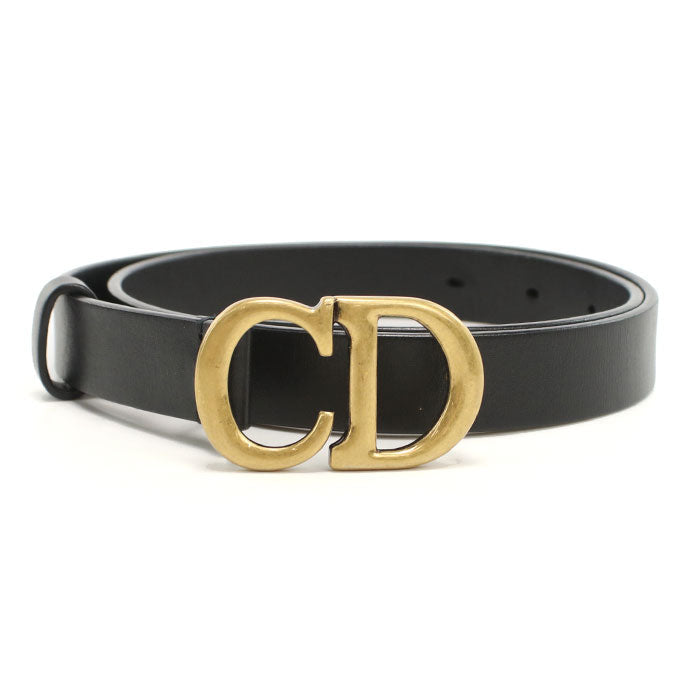 Christian Dior  – Saddle Belt – Calfskin with Gold Hardware