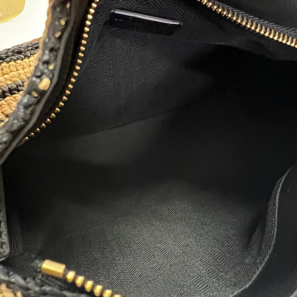 LOEWE                                                             Raffia Calfskin Puzzle Edge