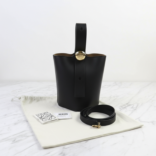 Loewe – Pebble Bucket Bag Mini 100% Authentic