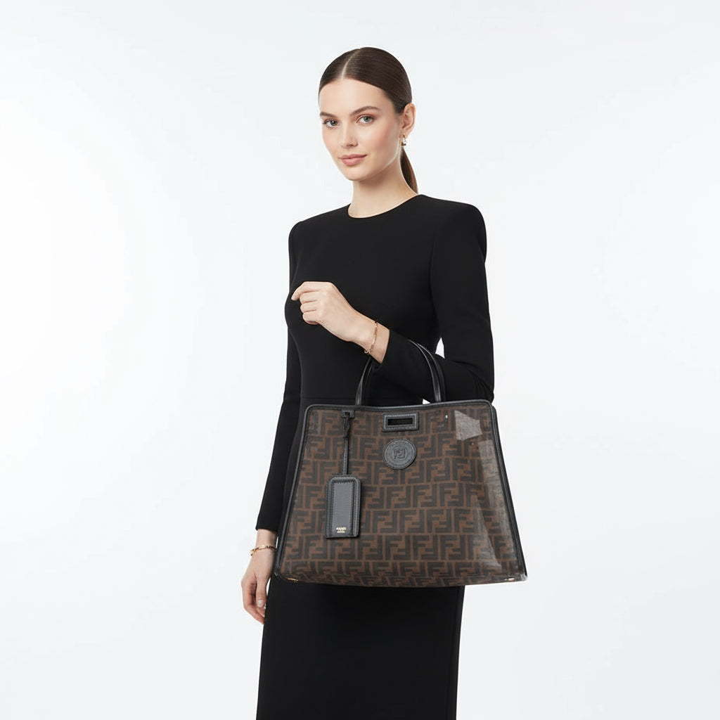 FENDI – Defender Peekaboo Handbag –