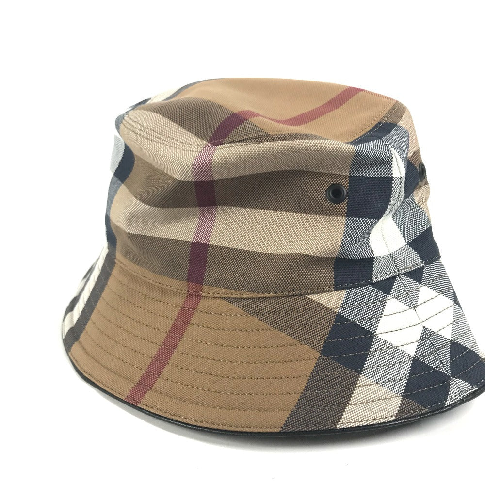 BURBERRY  Check Hat – Beige Cotton – size Small