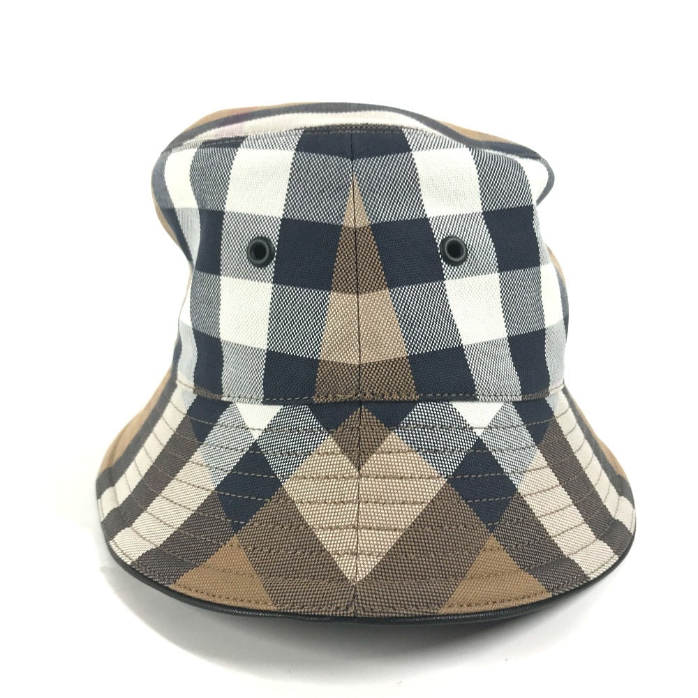 BURBERRY  Check Hat – Beige Cotton – size Small