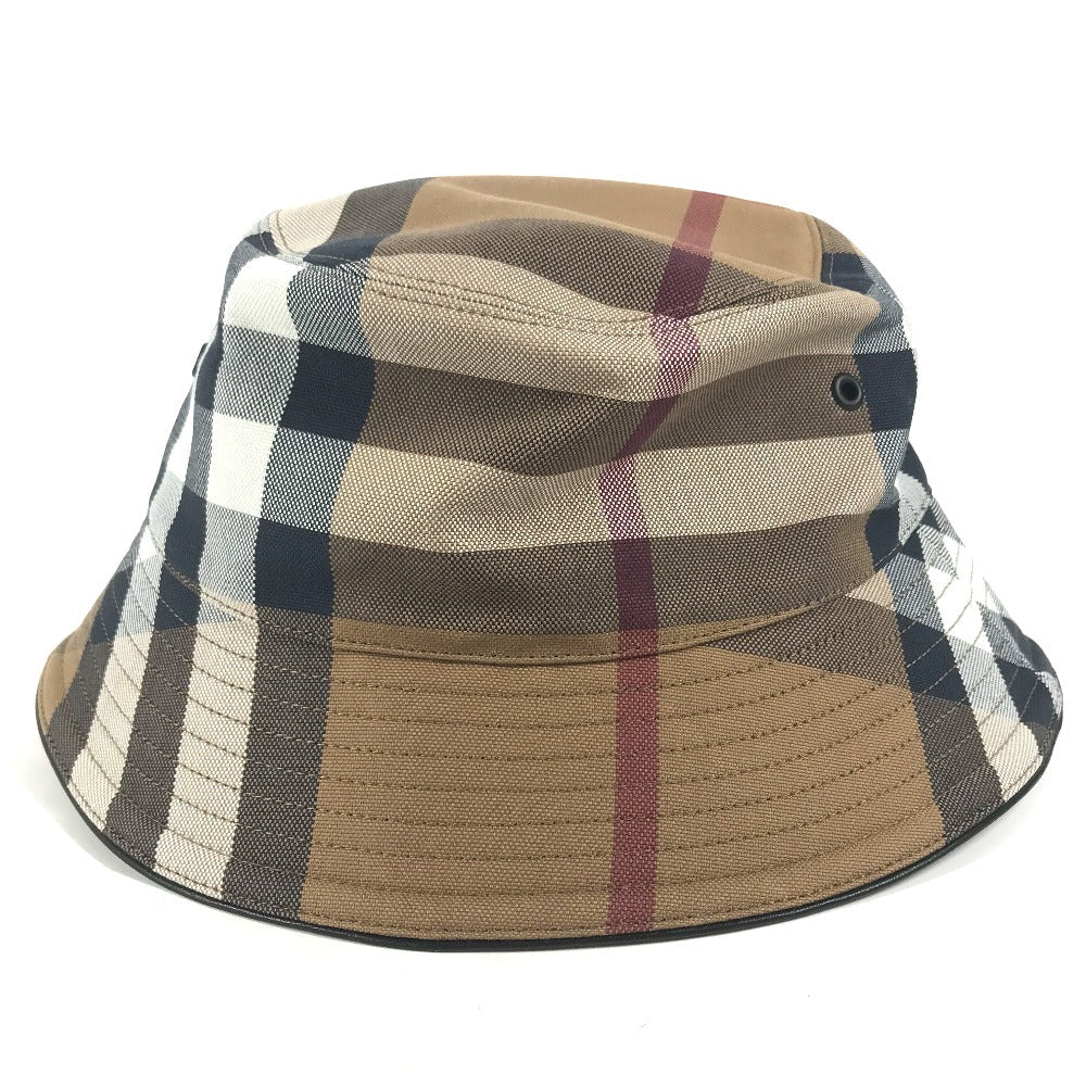 BURBERRY  Check Hat – Beige Cotton – size Small
