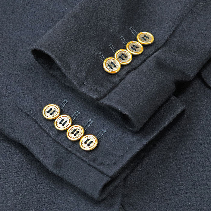 DOLCE & GABBANA – Cashmere Coat – Navy – woman’s Size 40 –